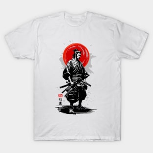 Warrior Wisdom-Miyamoto Musashi T-Shirt